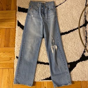 Levi’s ribcage straight jeans